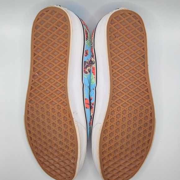 VANS AUTHENTIC STAR WARS YODA ALOHA FLORAL SKY BLUE OFF WHITE ERA Men 7/ Wm 8.5 - Picture 5 of 12